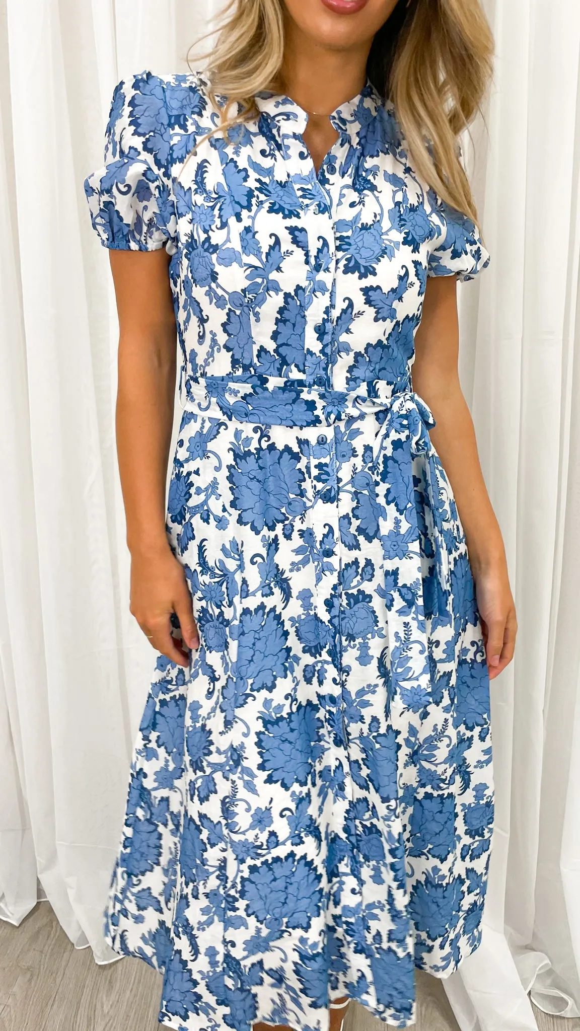 CHRISHEL DRESS - BLUE