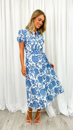 CHRISHEL DRESS - BLUE