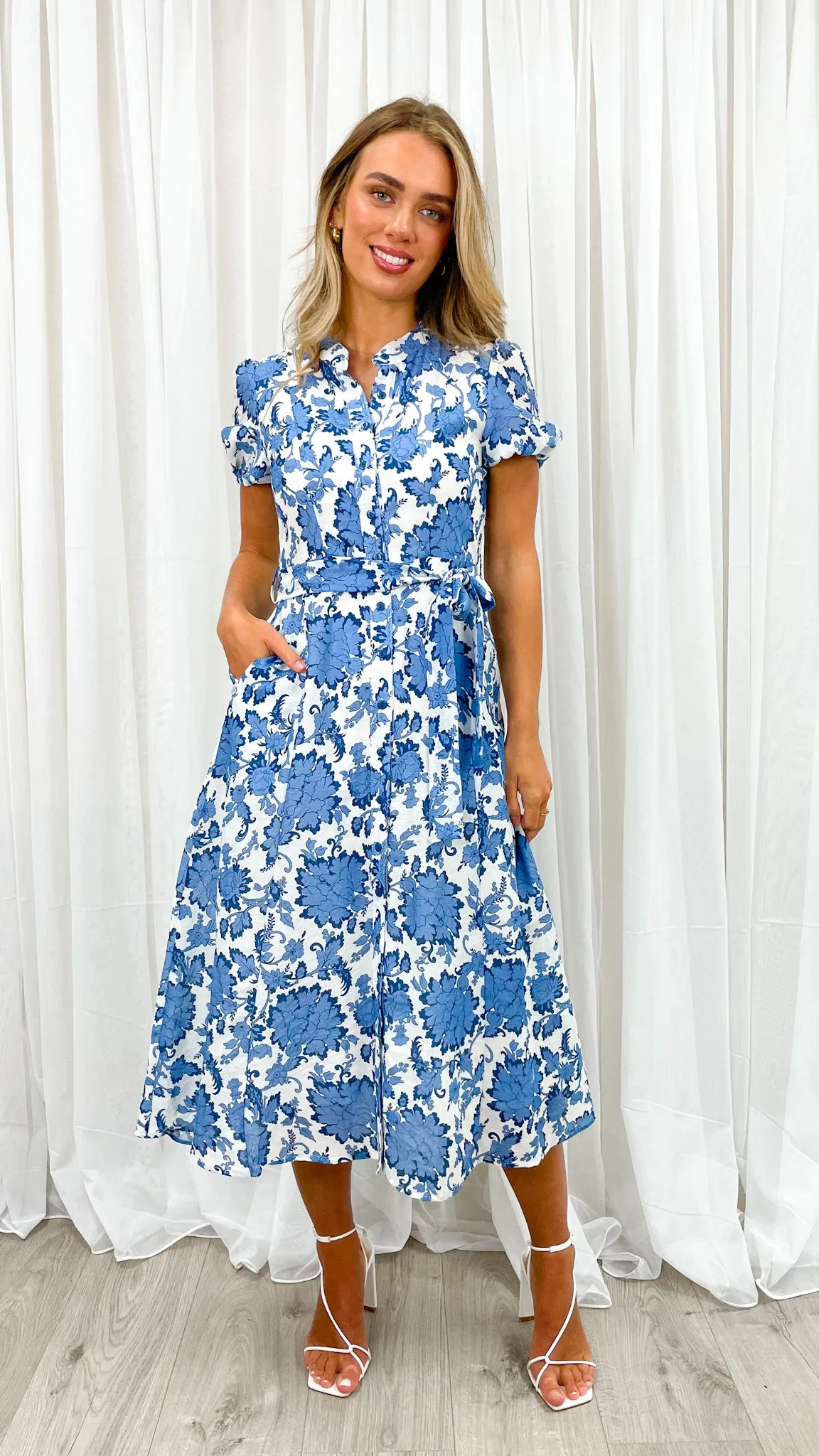CHRISHEL DRESS - BLUE