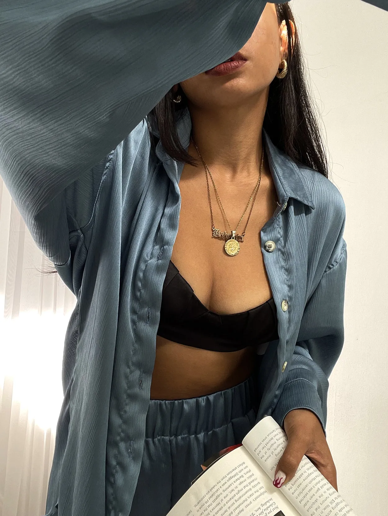 Colette Shirt In Aqua