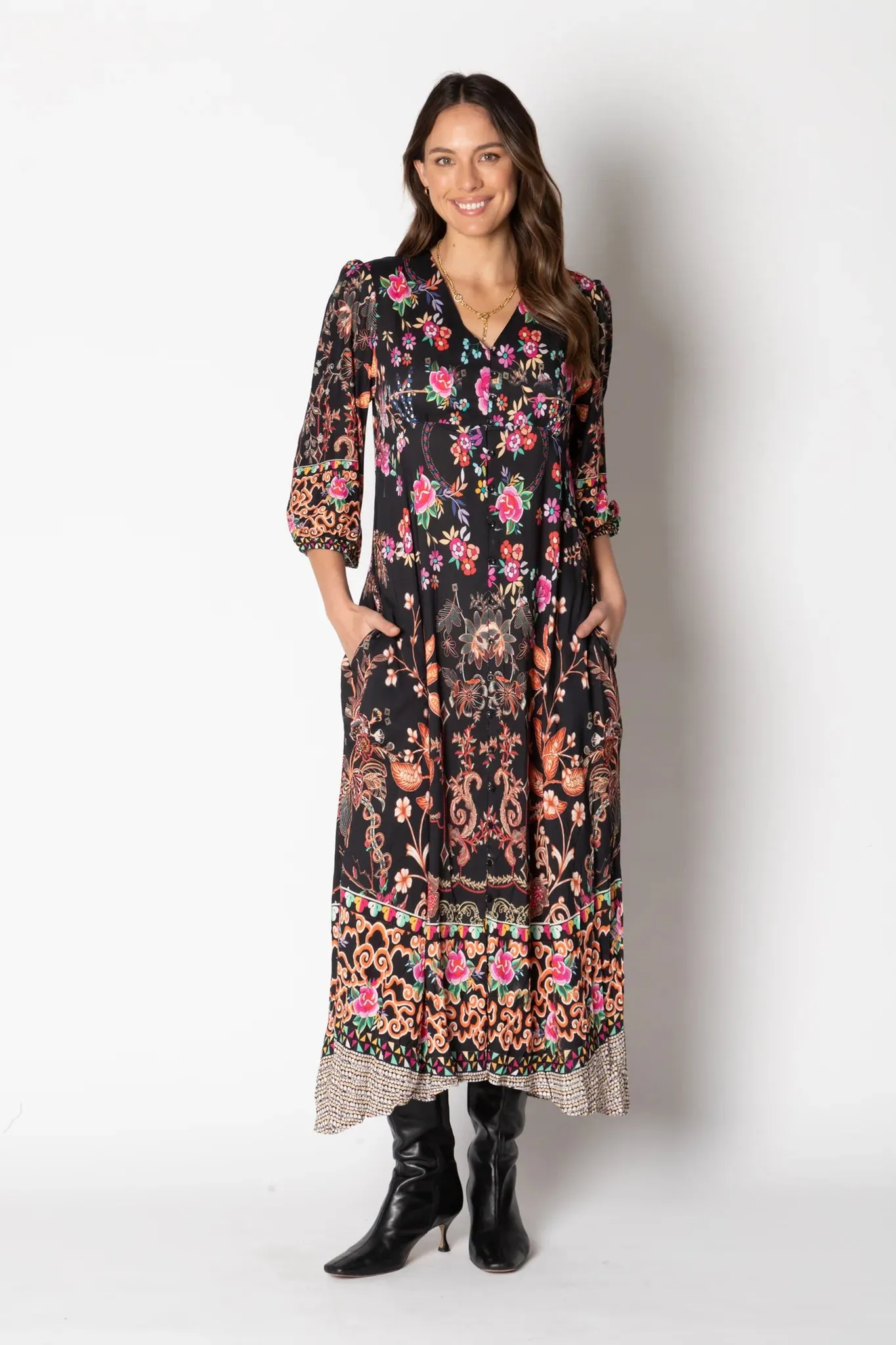 Cordoba Midi Dress Black