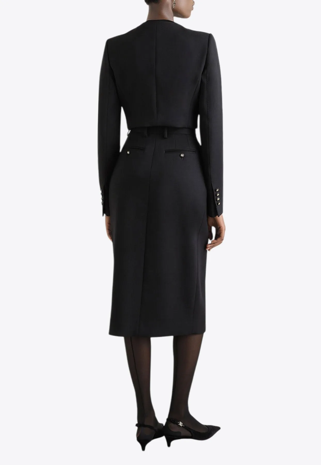 Cropped Wool Jacket