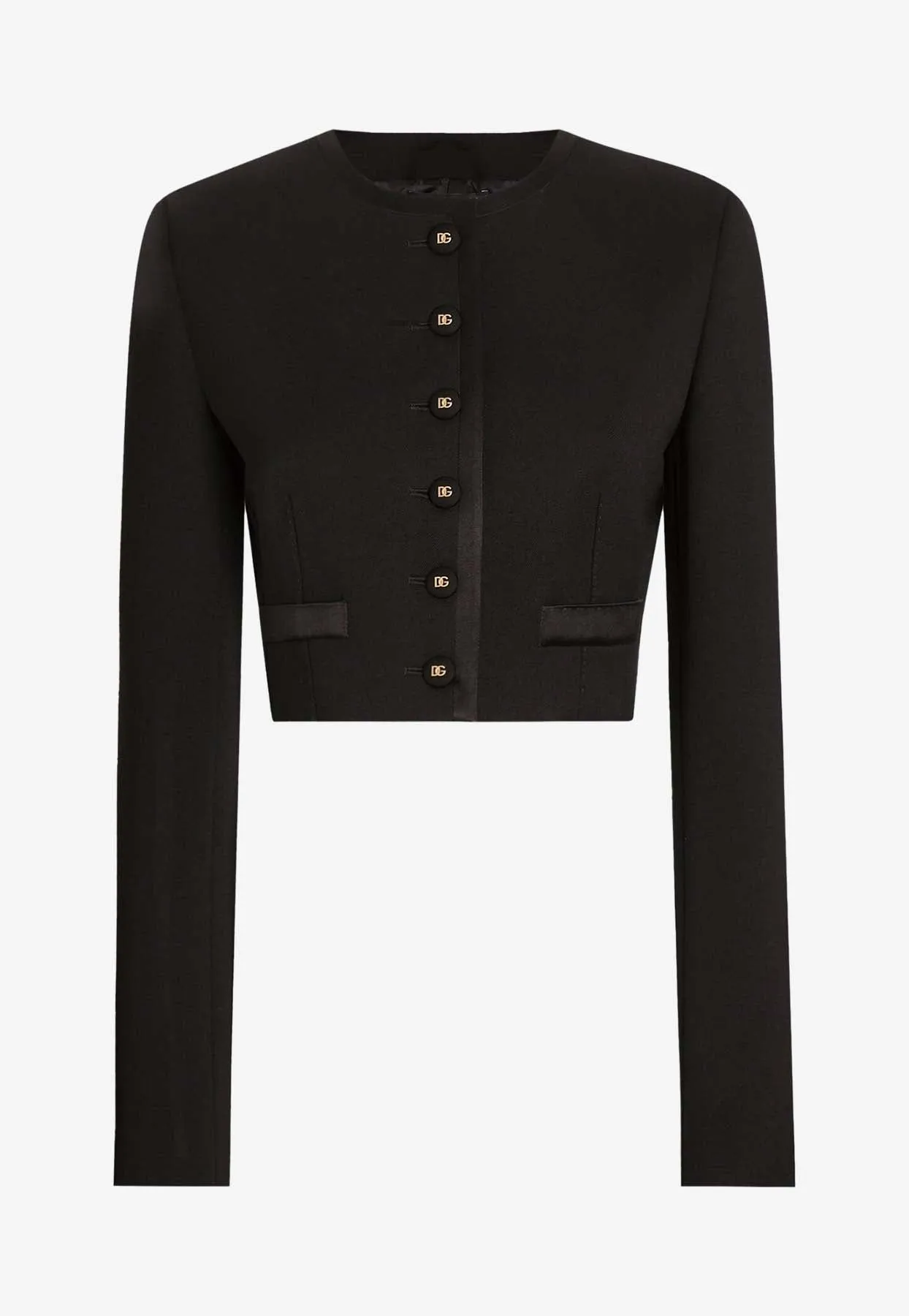 Cropped Wool Jacket