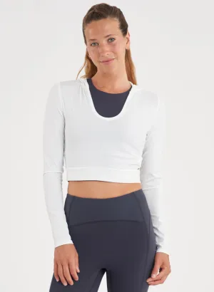 Cut Out Crop Hoodie - FINAL SALE