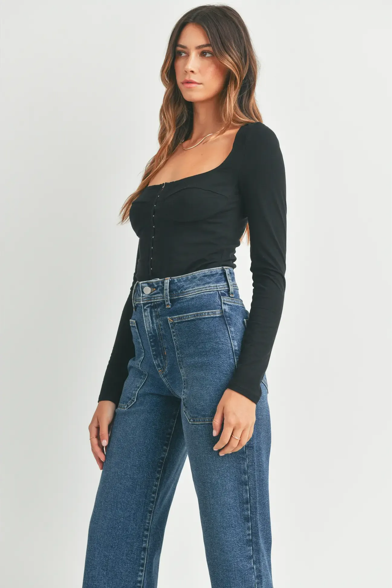 Dark Utility Wide Leg