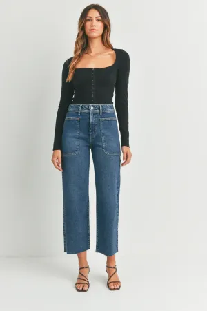 Dark Utility Wide Leg