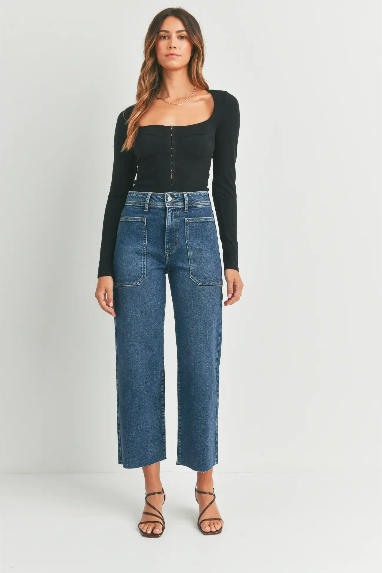 Dark Utility Wide Leg
