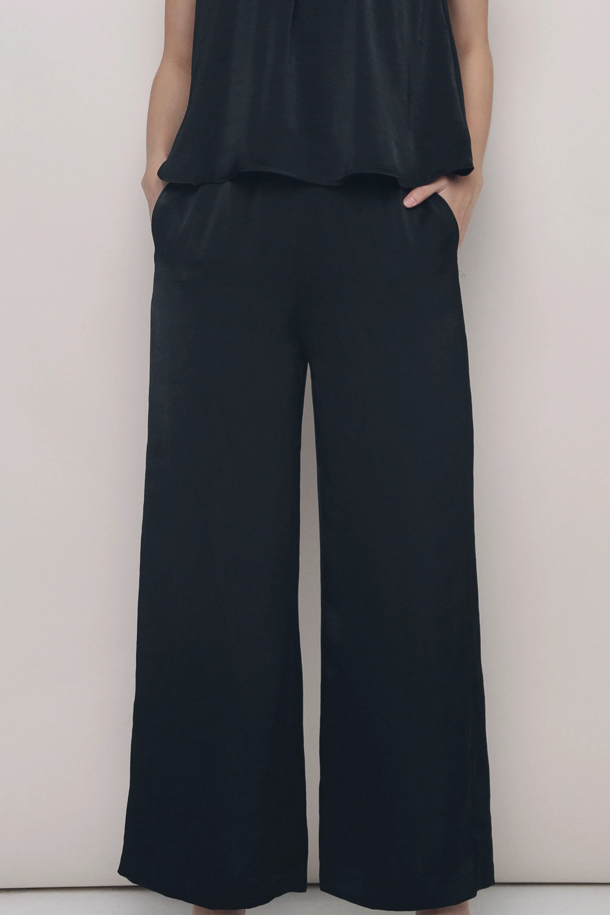 Daydreamer Wide Leg Pants Black