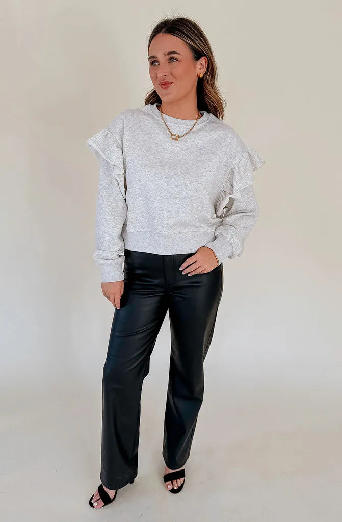 DAZE SUNDAZE HIGH RISE FAUX LEATHER PANT
