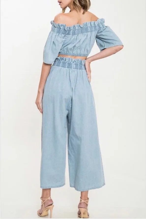 Denim Parachute Set