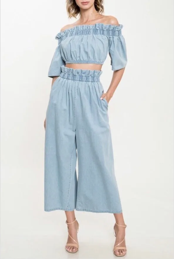 Denim Parachute Set