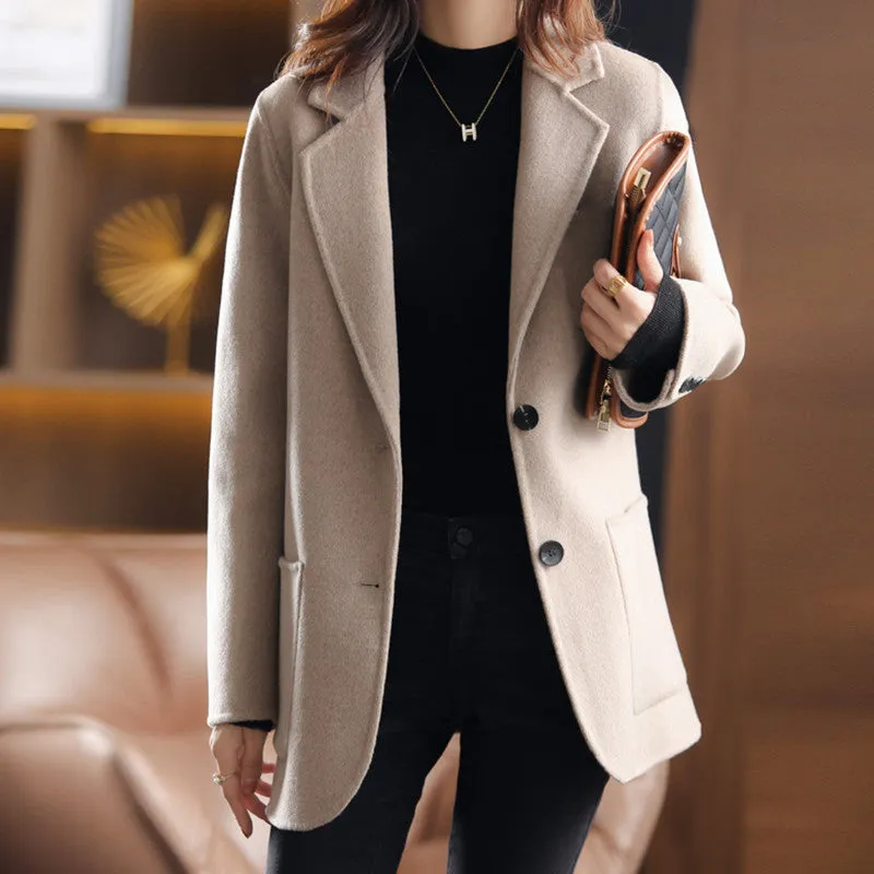 Doris - autumn and winter thickened tweed women's blazer