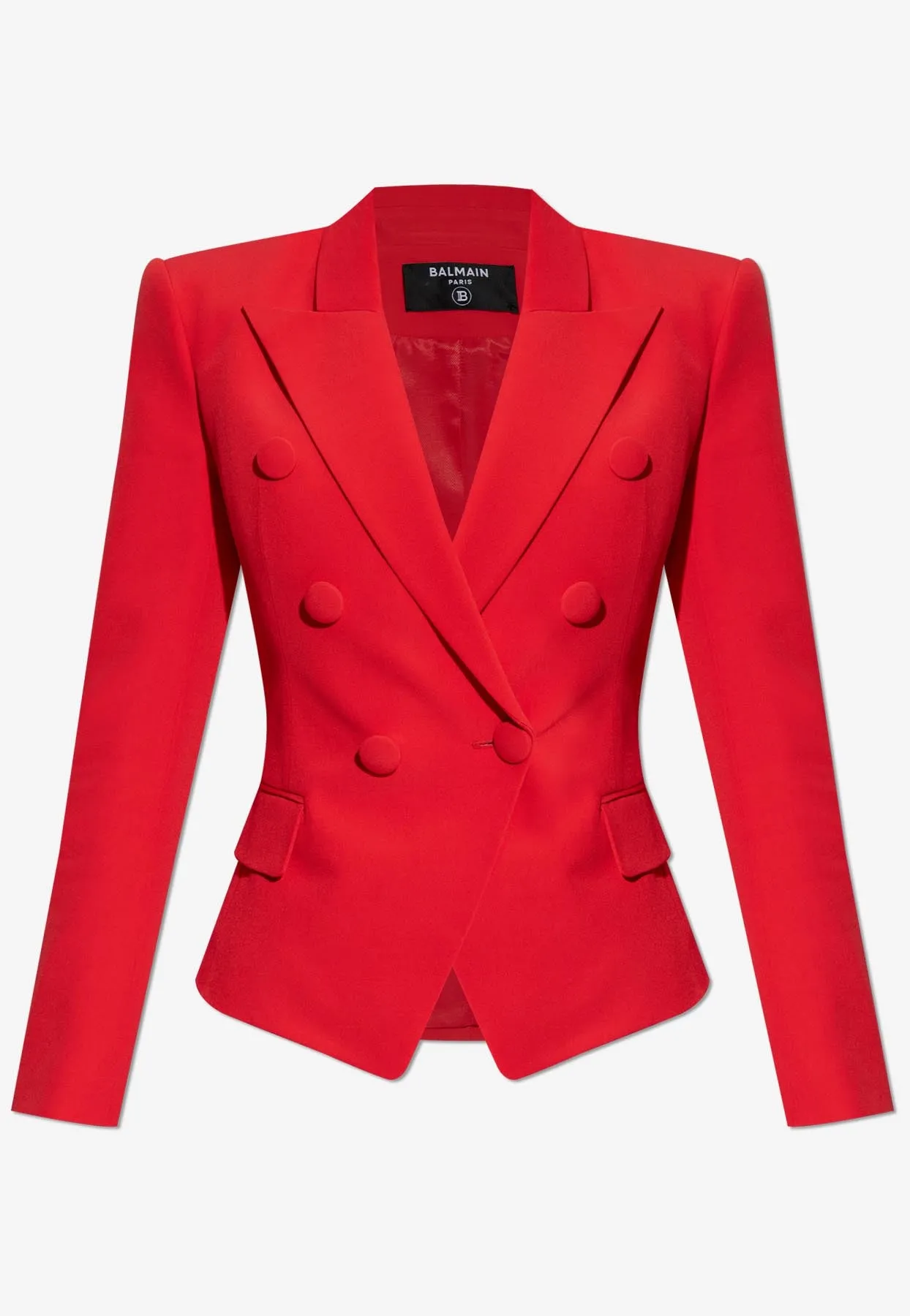 Double-Breasted Fitted Blazer
