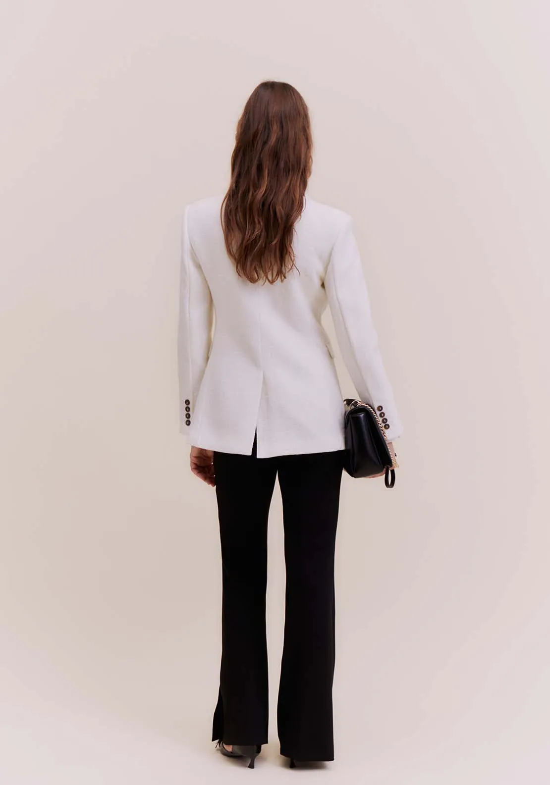 Double-breasted jacket - Ecru