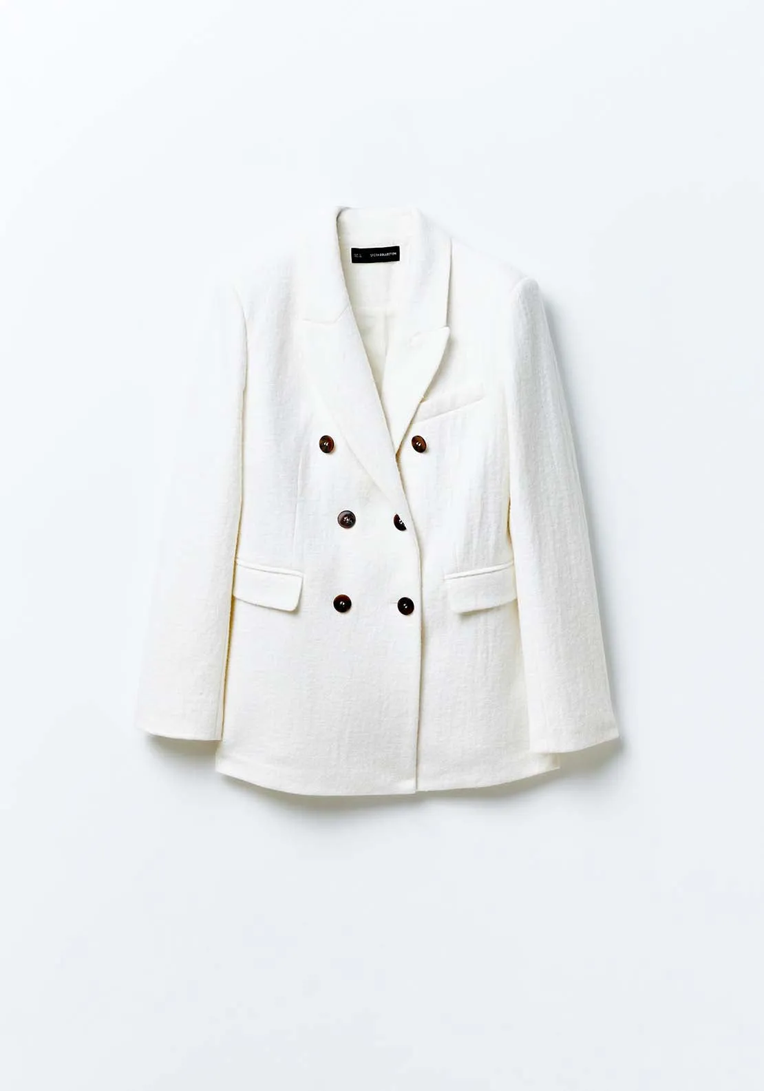 Double-breasted jacket - Ecru