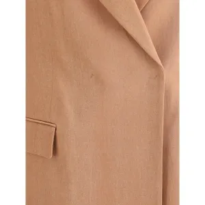 Double-breasted satin Blazer