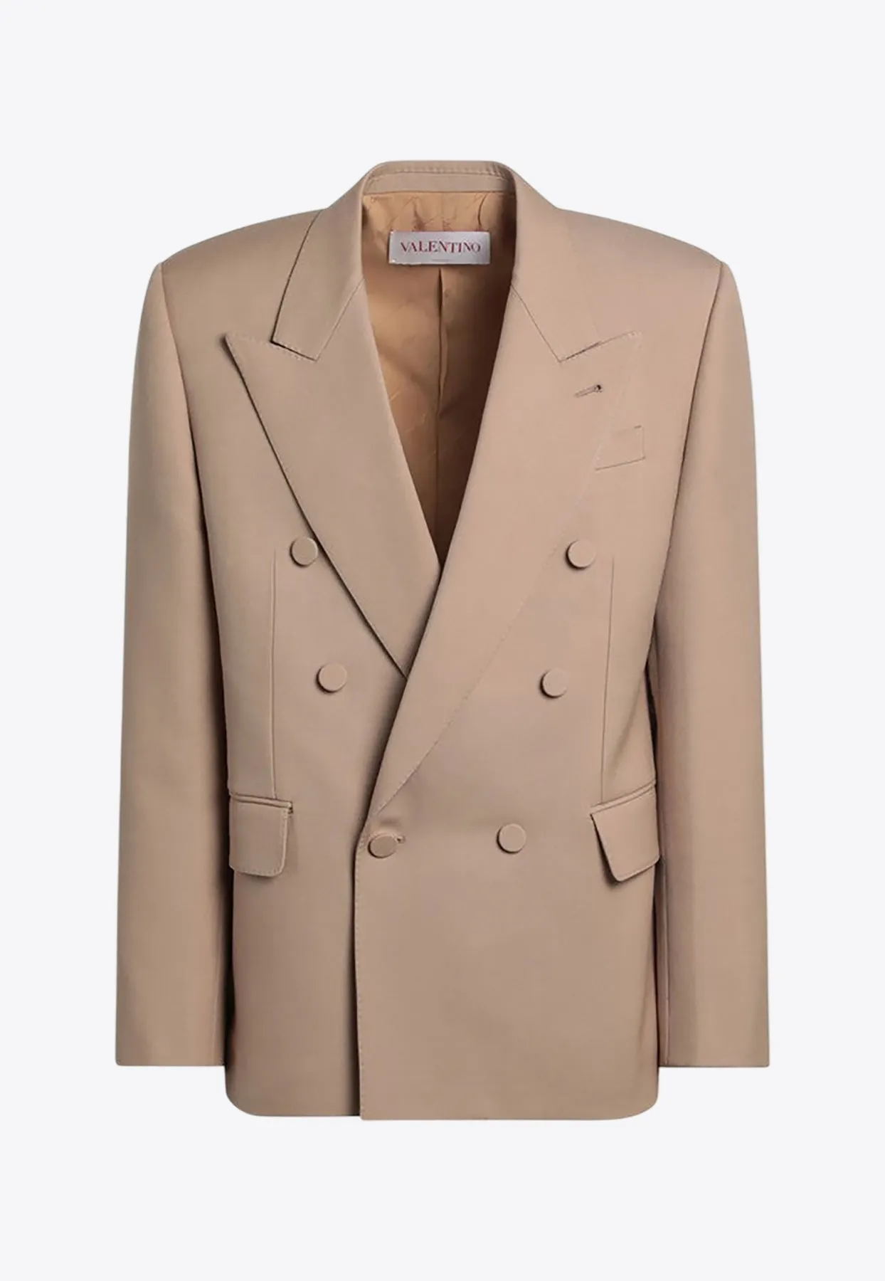Double-Breasted Wool Blazer