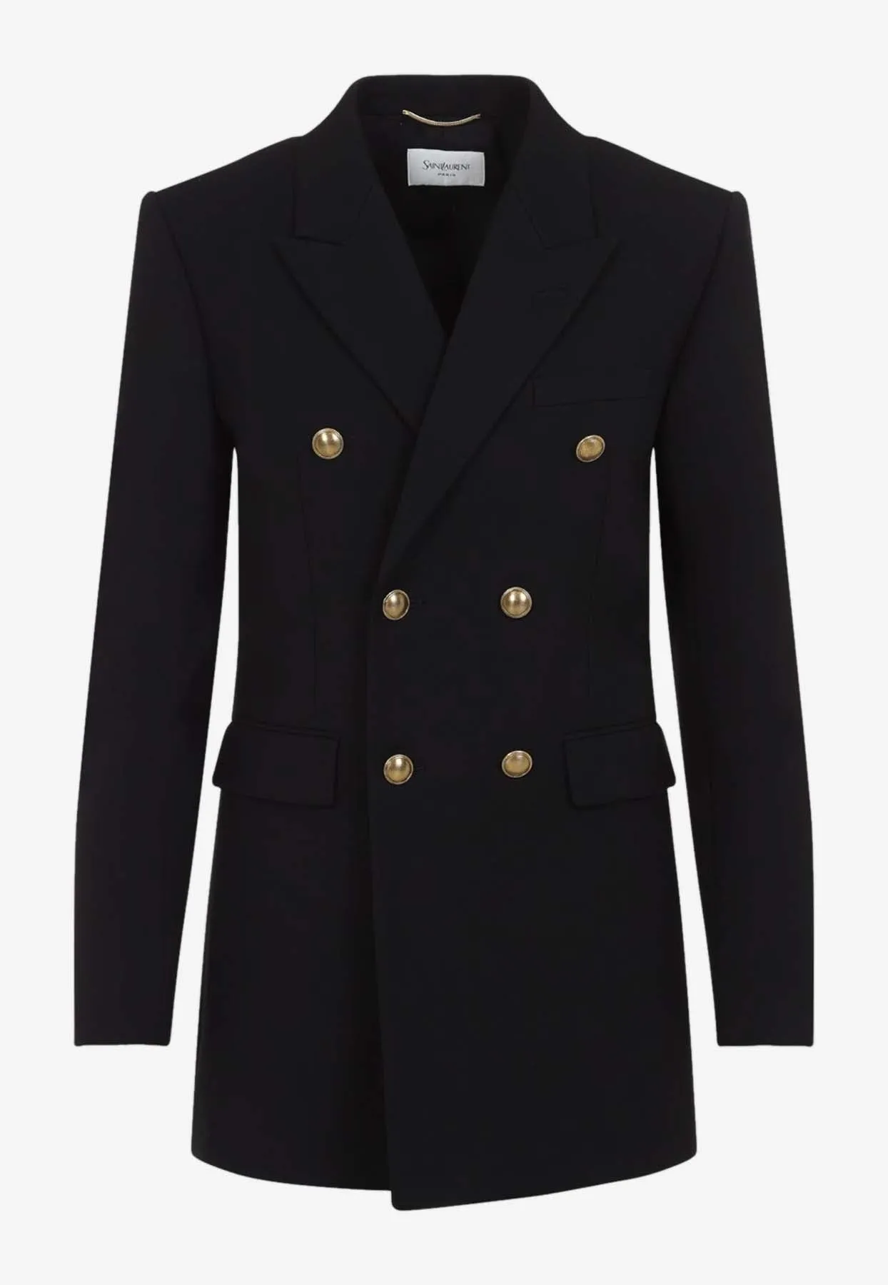 Double-Breasted Wool Blazer