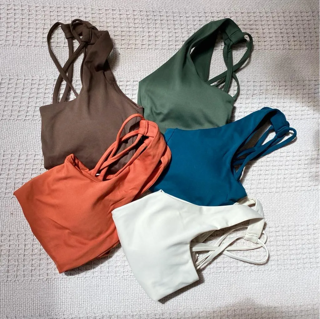 Down To Earth Recycled Bra Top - Earth (No Mud No Lotus 🌸)~ Brown
