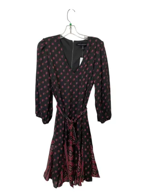 Dress Casual Midi By White House Black Market In Black, Size: 12