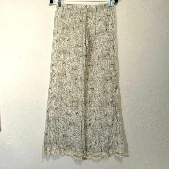 Eberjey 100% Cotton Leaf Print Pajama Pants size S