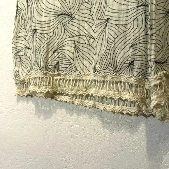 Eberjey 100% Cotton Leaf Print Pajama Pants size S