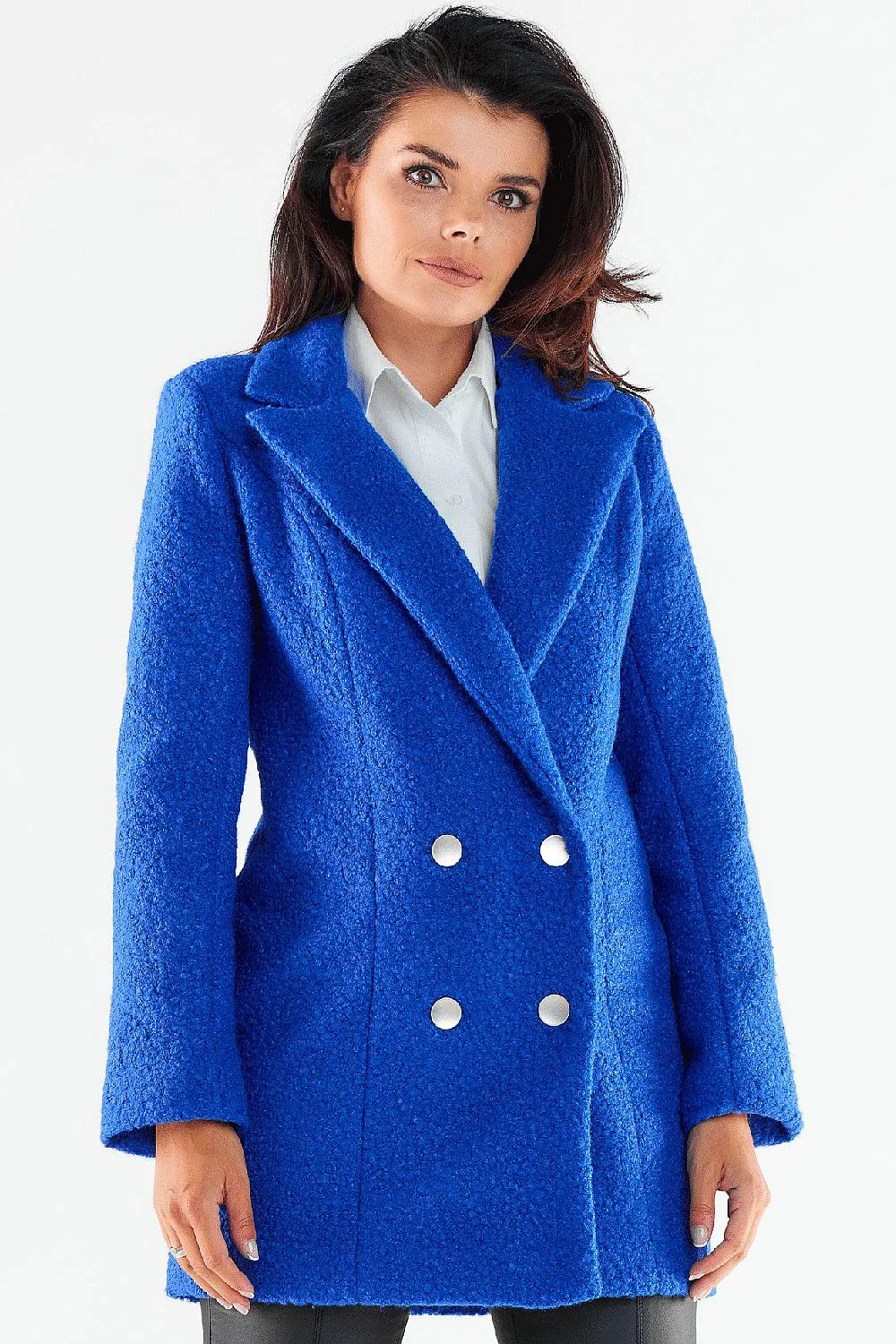 Elegant Double-Breasted Tailored Coat