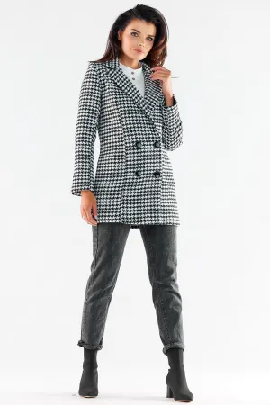 Elegant Double-Breasted Tailored Coat