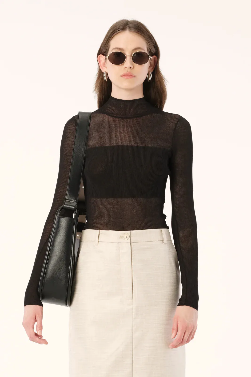 Elka Collective Reo Knit Top - Black
