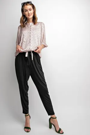 EMERSON CROP PANT BLACK-