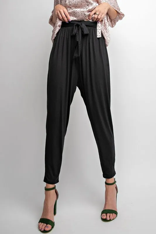 EMERSON CROP PANT BLACK-