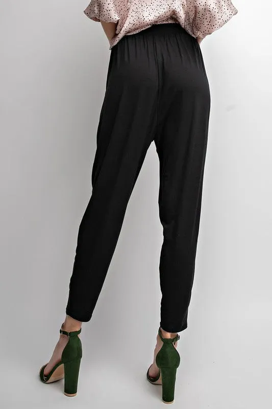 EMERSON CROP PANT BLACK-