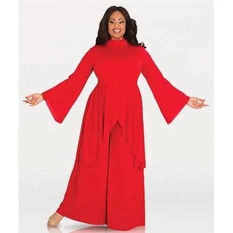 Extra Wide Palazzo Pants  DEEP PURPLE / S
