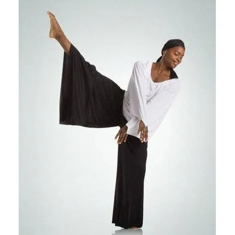 Extra Wide Palazzo Pants  DEEP PURPLE / S