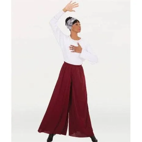 Extra Wide Palazzo Pants  DEEP PURPLE / S
