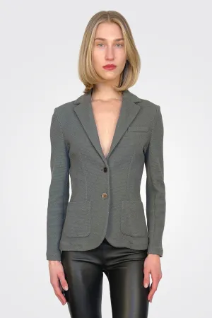 Fitted Blazer - Grey
