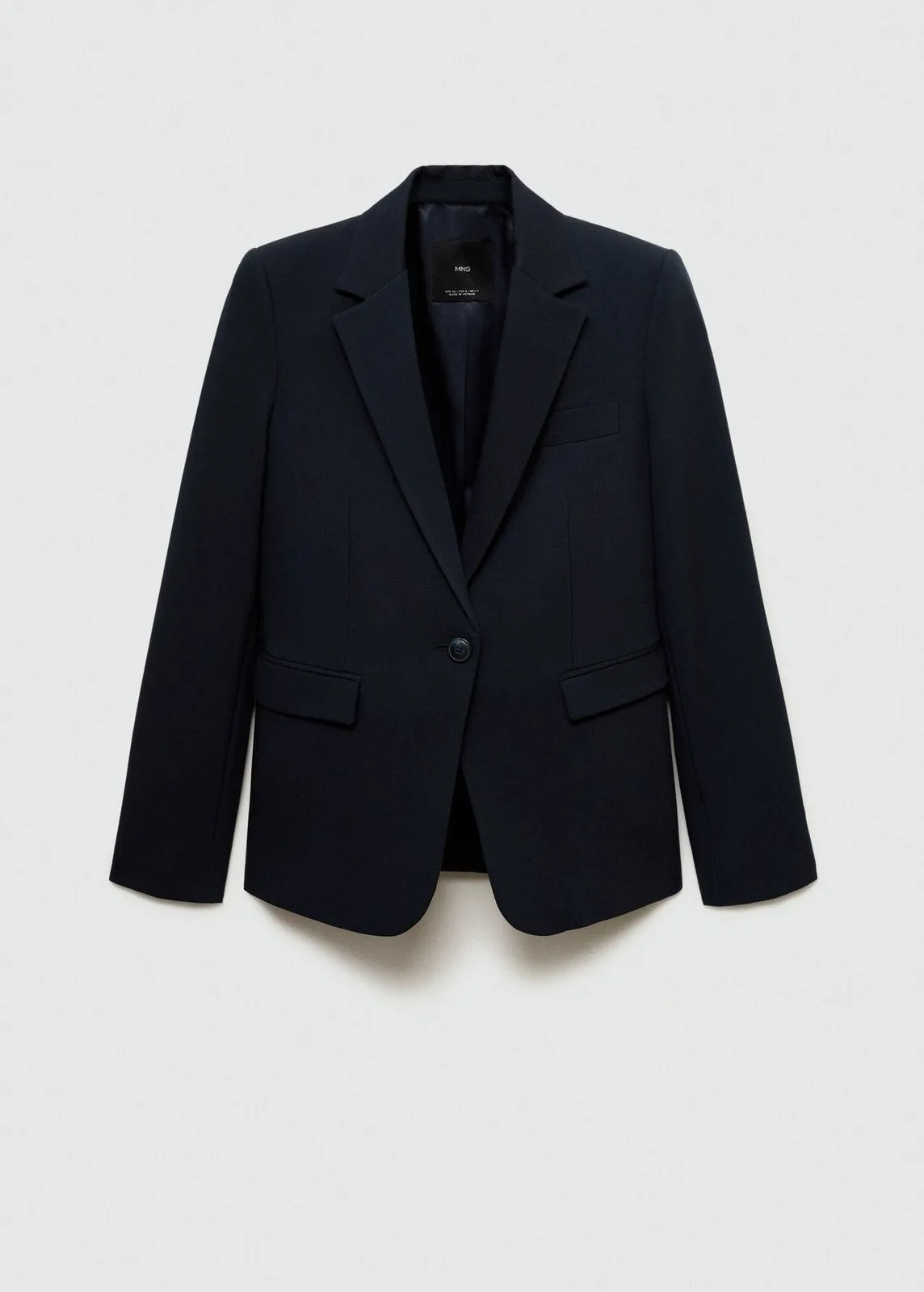 Fitted suit jacket - Navy