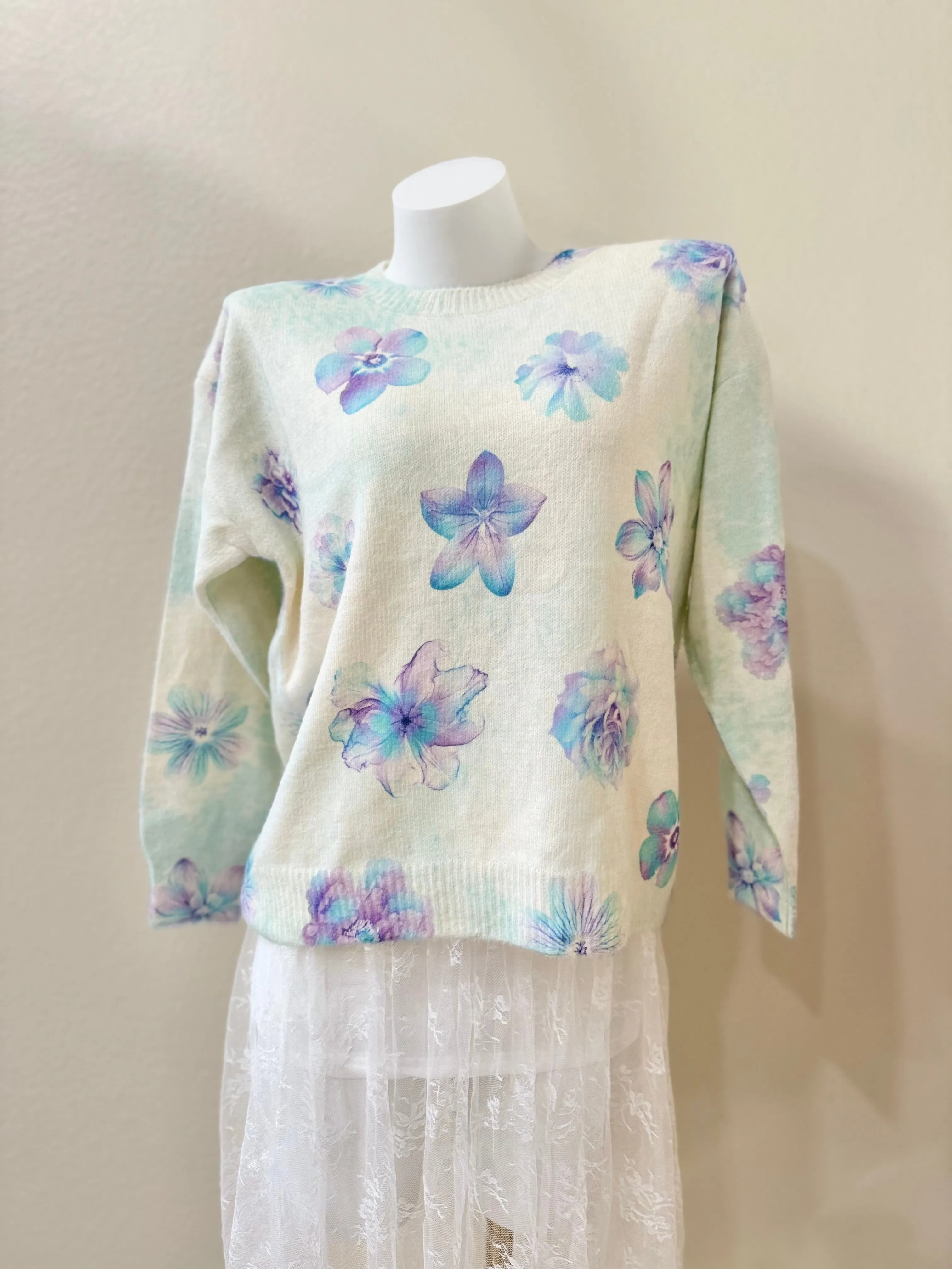 Floral Sweater