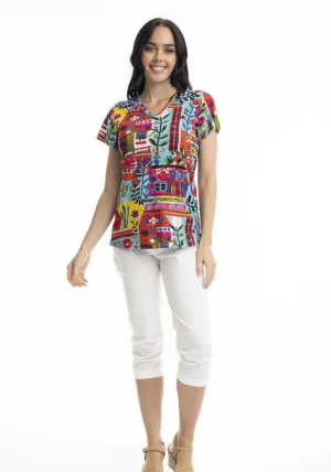 Folk Huts Tee