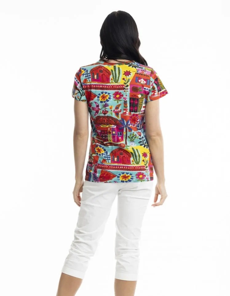 Folk Huts Tee