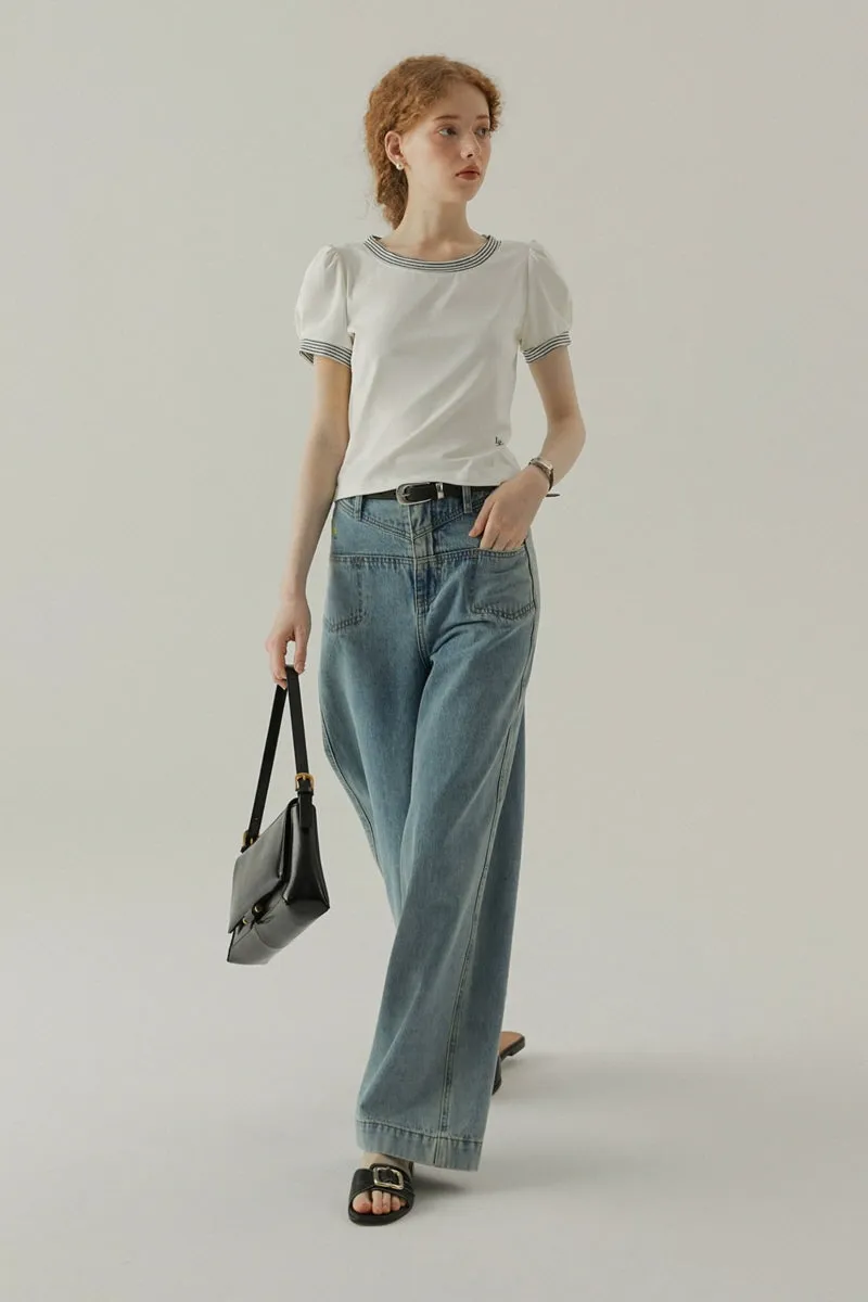 French Wide-Leg Pants