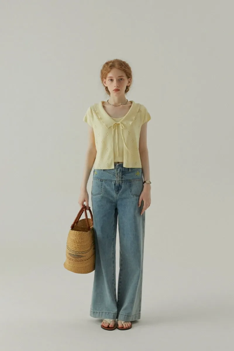 French Wide-Leg Pants