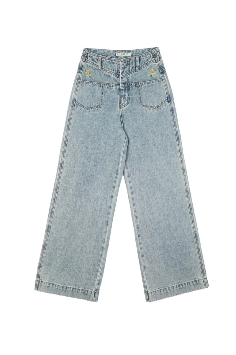 French Wide-Leg Pants