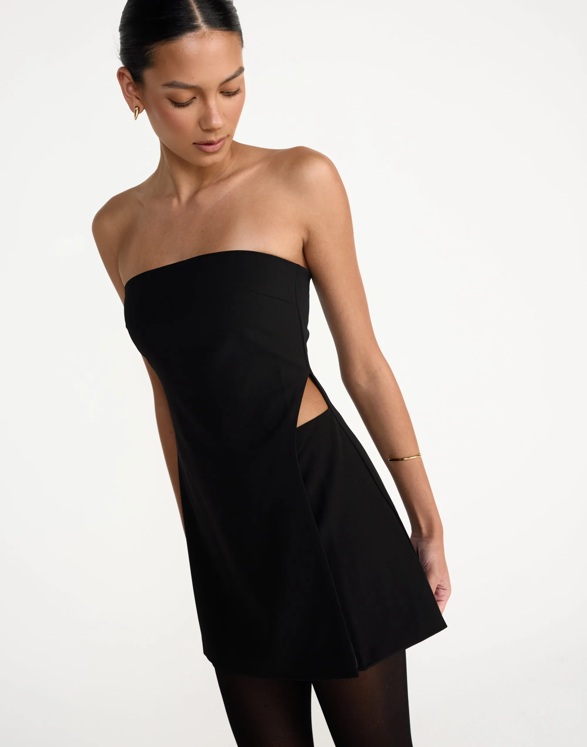 Gabby Mini Dress (Black)