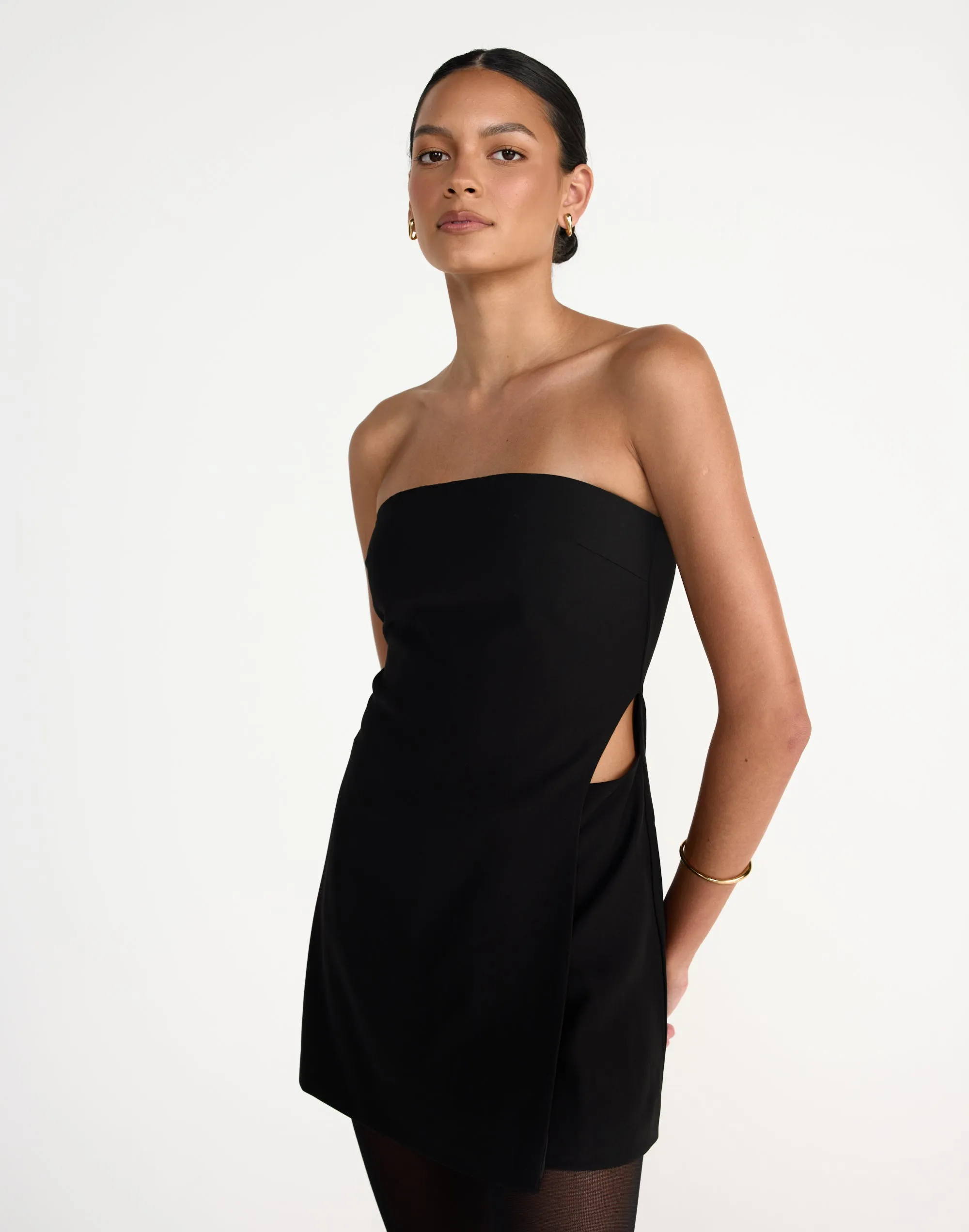 Gabby Mini Dress (Black)