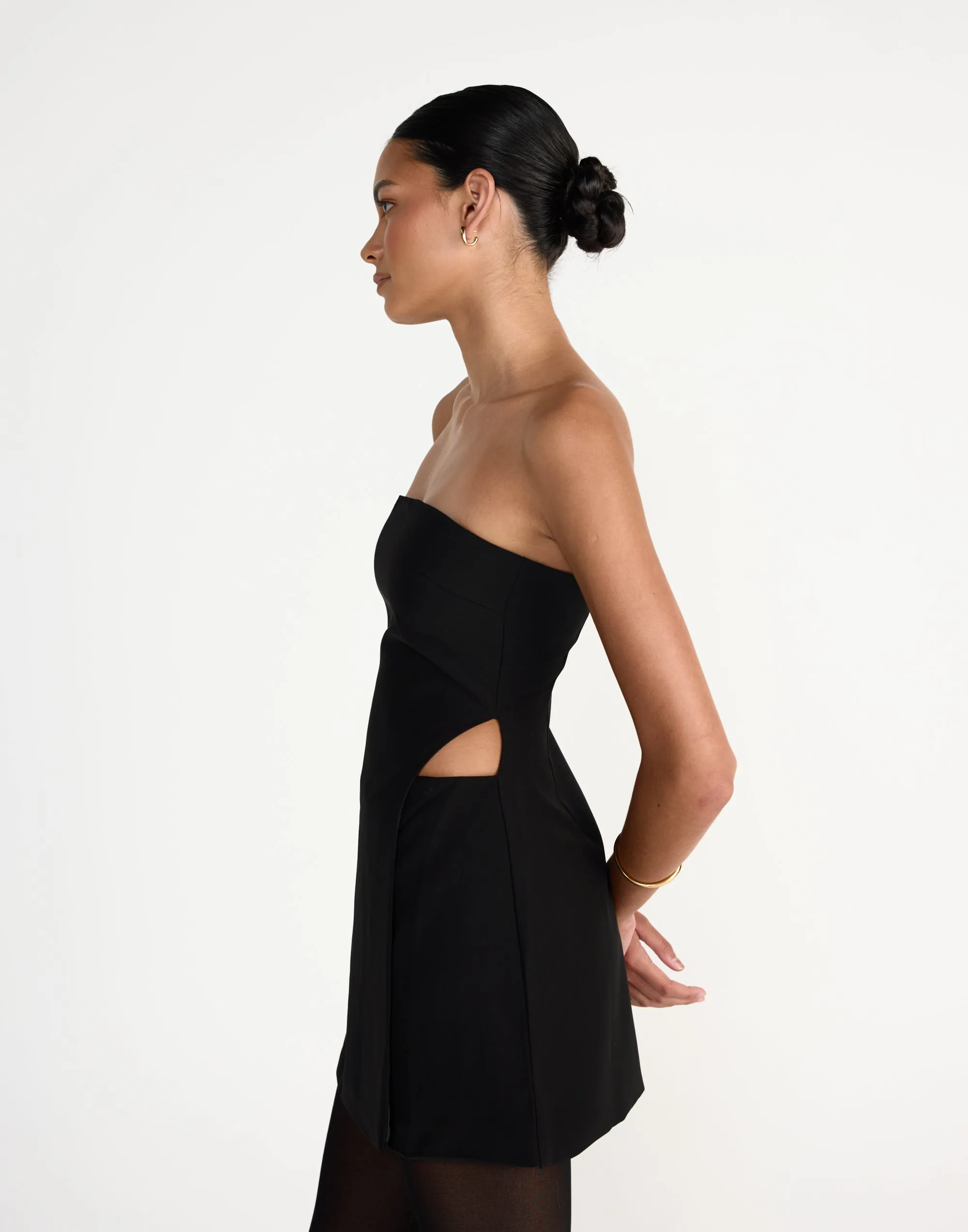 Gabby Mini Dress (Black)