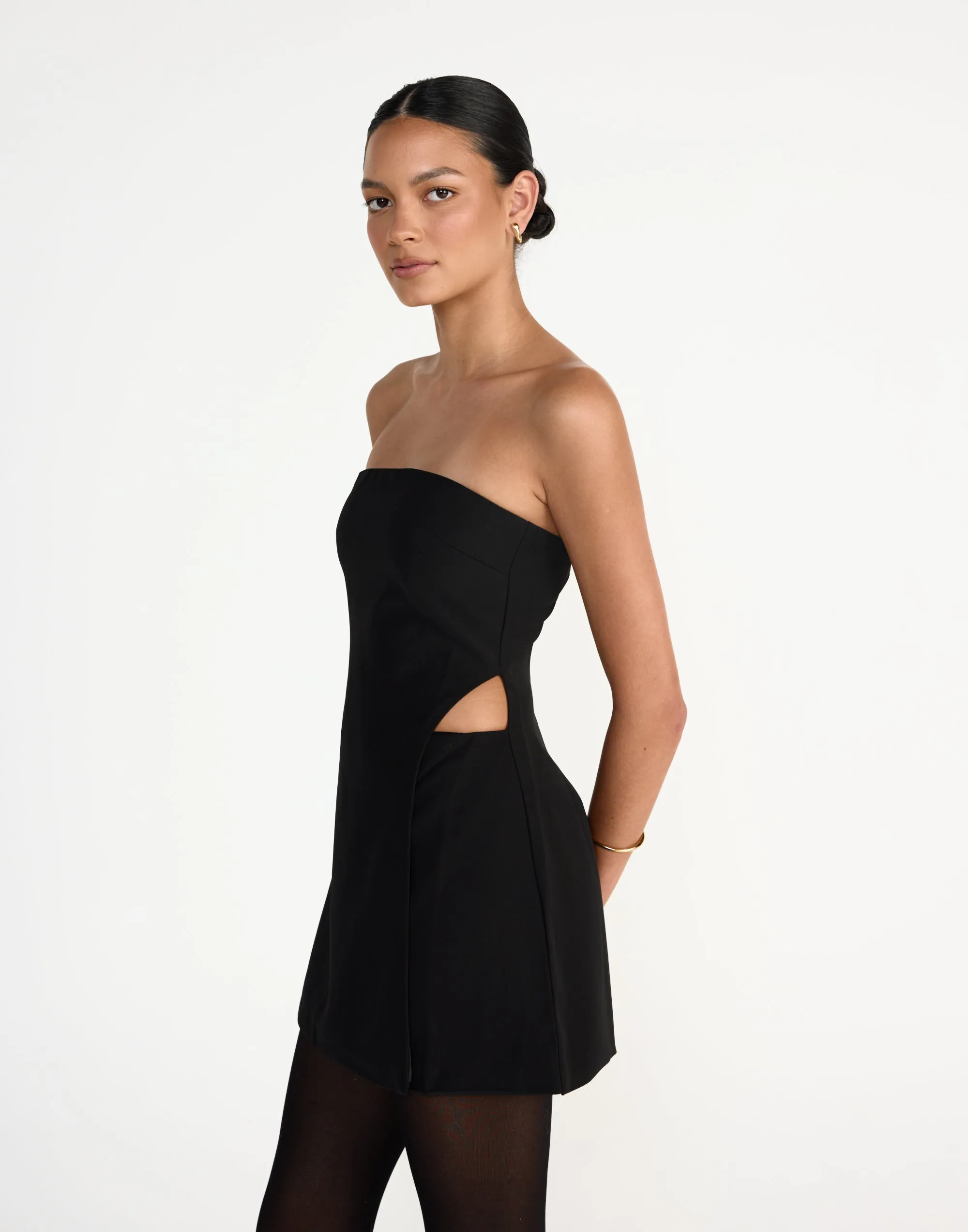 Gabby Mini Dress (Black)