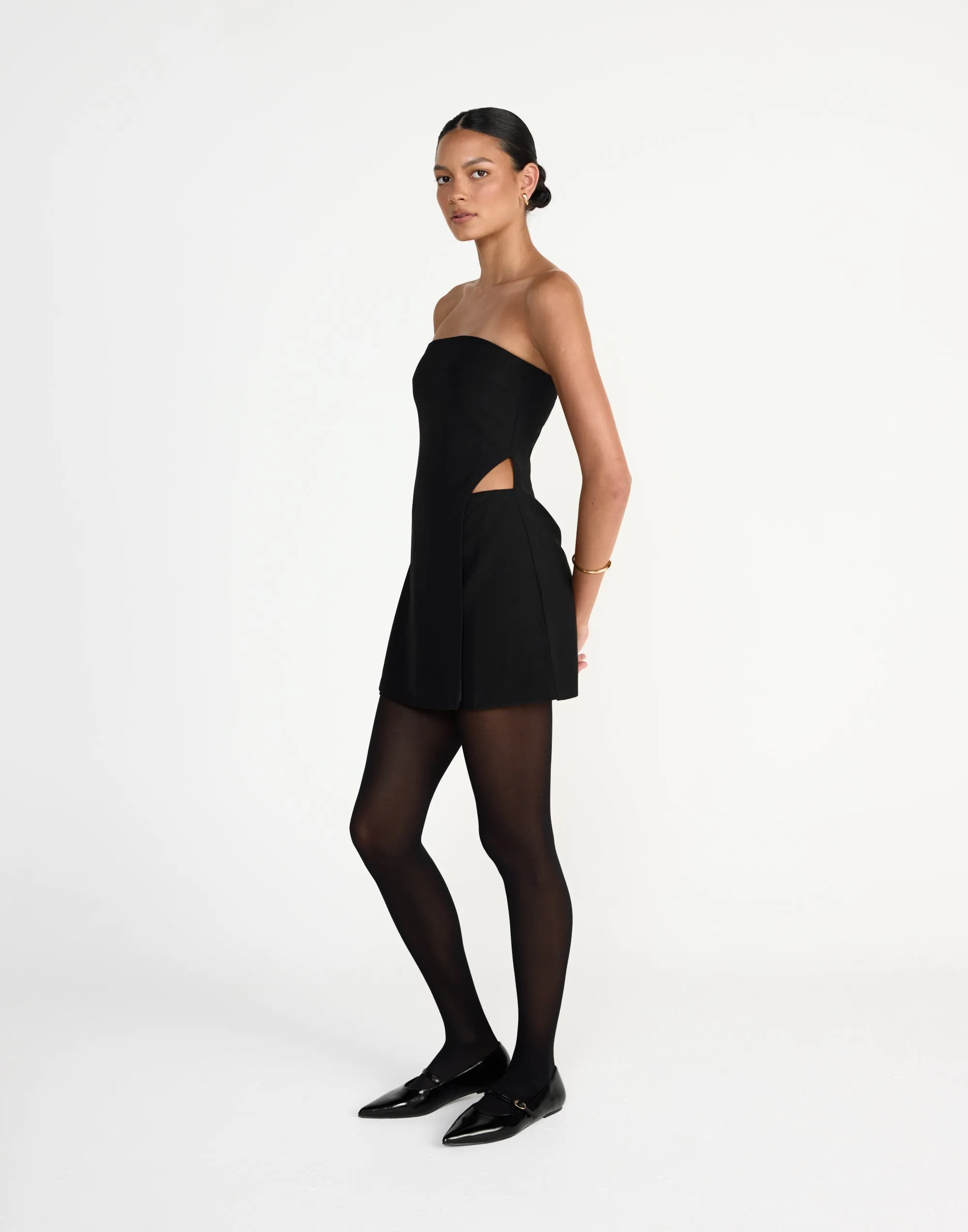 Gabby Mini Dress (Black)