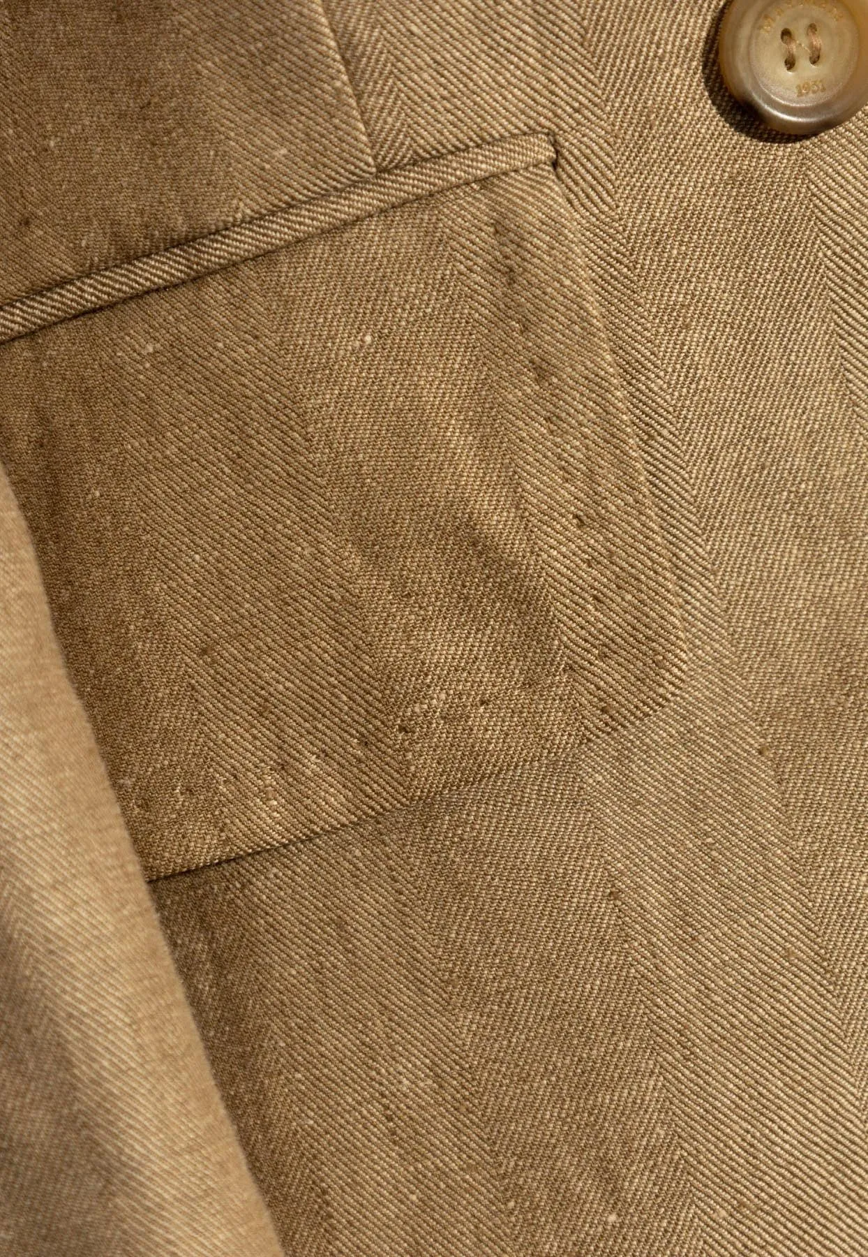 Gerla Double-Breasted Linen Blazer