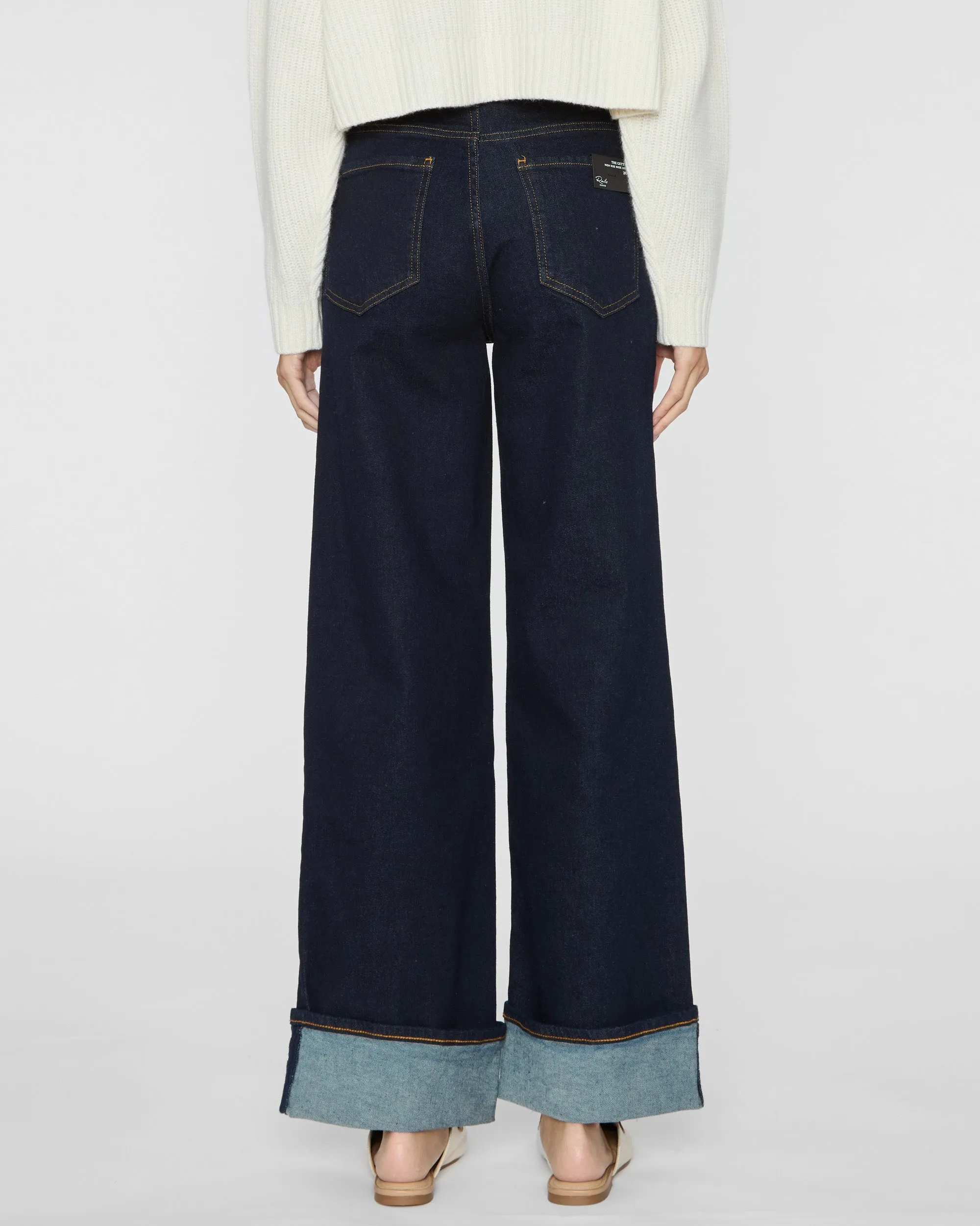 Getty Jeans in Midnight Blues Cuffed